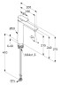Смеситель для раковины Kludi Pure Style 402960575 Хром латунь