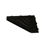 Металлическая полка RGW MT-13B 49279913-04 угловая Черная