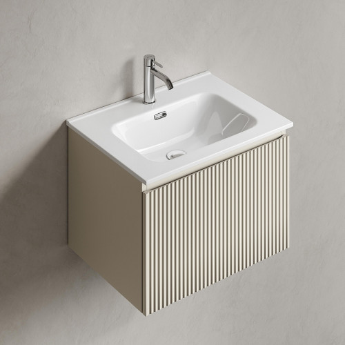 Тумба под раковину Sancos Snob R 1.0 60 SNR1.060CE подвесная цвет Beige Soft