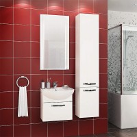Зеркало Aquaton Ария 50 1A140102AA010 Белое МДФ / ЛДСП, стекло