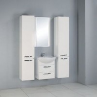 Зеркало Aquaton Ария 50 1A140102AA010 Белое МДФ / ЛДСП, стекло