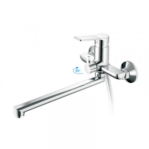 Смеситель для ванны Haiba HB22559 универсальный Хром на стену