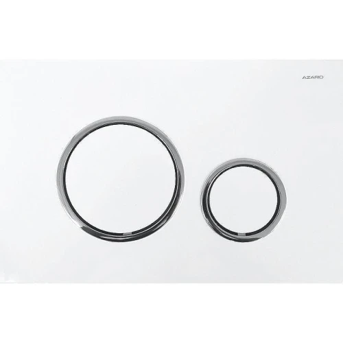 Комплект унитаза с инсталляцией Azario Geno AZ-8010-1000+AZ-8200-0045+AZ-2196D с сиденьем Микролифт и Белой Хром клавишей смыва