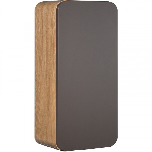 Подвесной шкаф Runo Ницца 35 R 00-00002126 Дуб натуральный Графит МДФ / ЛДСП