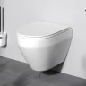 Комплект унитаза с инсталляцией AM.PM Spirit V2.0 FlashClean IS100101.701700 с сиденьем Микролифт и Белой глянцевой клавишей смыва фарфор подвесной