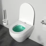 Комплект унитаза с инсталляцией AM.PM Spirit V2.0 FlashClean IS100101.701700 с сиденьем Микролифт и Белой глянцевой клавишей смыва фарфор подвесной
