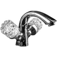 Смеситель для раковины Boheme Crystal 271-CRST Хром латунь
