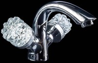 Смеситель для раковины Boheme Crystal 271-CRST Хром латунь