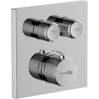 Смеситель для душа WasserKRAFT Dinkel 5848 Thermo с термостатом Хром латунь встраиваемый