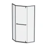 Душевой уголок AM.PM Gem 90x90 W90G-405-9090-BT профиль Черный матовый стекло прозрачное