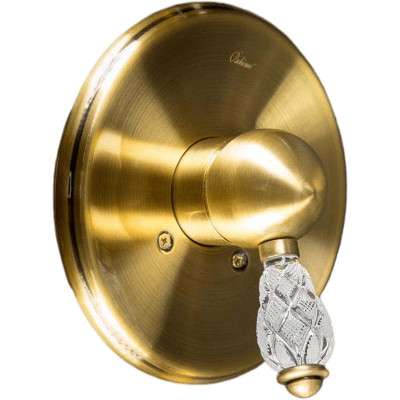 Смеситель для душа Boheme Crystal 305-CRST Бронза латунь встраиваемый