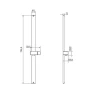 Душевая штанга Iddis Optima Home OPH70C0i17 Хром