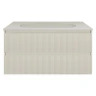 Тумба под раковину Vincea Велле (Welle) 100 VMC-2WL100MBG подвесная цвет M.Beige Soft-touch
