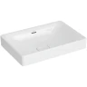 Раковина Vitra Metropole 60 7535B003-0673 Белая фарфор встраиваемая, полувстраиваемая