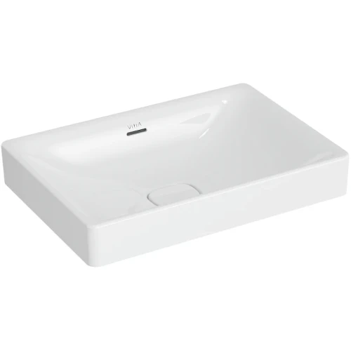 Раковина Vitra Metropole 60 7535B003-0673 Белая фарфор встраиваемая, полувстраиваемая