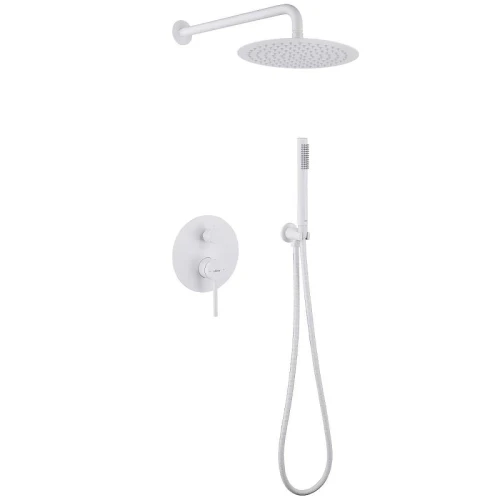 Душевая система Abber Emotion AF8818W цвет Белый матовый