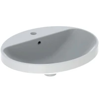 Раковина Geberit VariForm 55 500.720.01.2 Белая фарфор полувстраиваемая