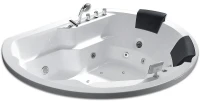 Акриловая ванна Gemy Gemy 185x162 G9053 K С гидромассажем