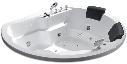 Акриловая ванна Gemy Gemy 185x162 G9053 K С гидромассажем
