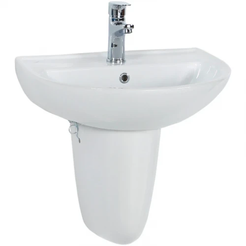 Раковина Creavit 50 TP155-00CB00E-0000 Белая фарфор подвесная