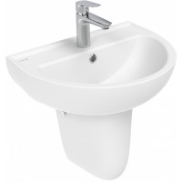 Раковина Creavit 50 TP155-00CB00E-0000 Белая фарфор подвесная
