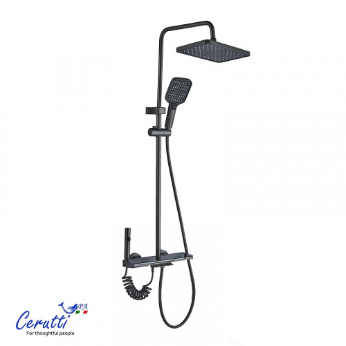 Душевая система Ceruttispa Tore 11413 цвет Графит