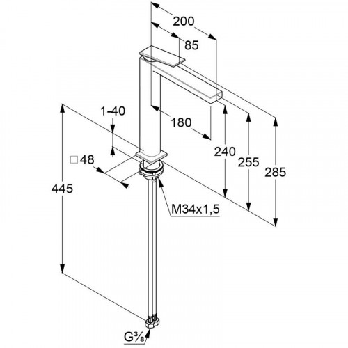 Смеситель для раковины Kludi Decus 54298N075 Золото брашированное