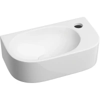 Раковина Ceramicanova Element 41 L CN6066L Белая фарфор подвесная