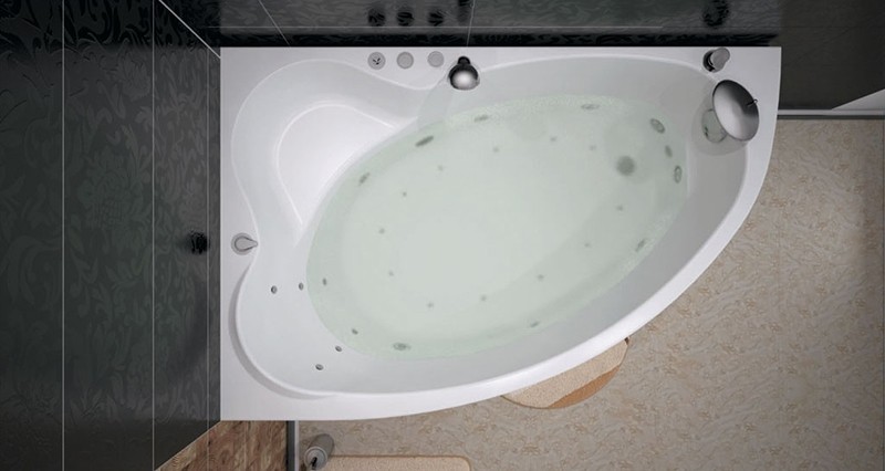 Акриловая ванна Aquanet Mayorca 150x100 L 205403 без гидромассажа
