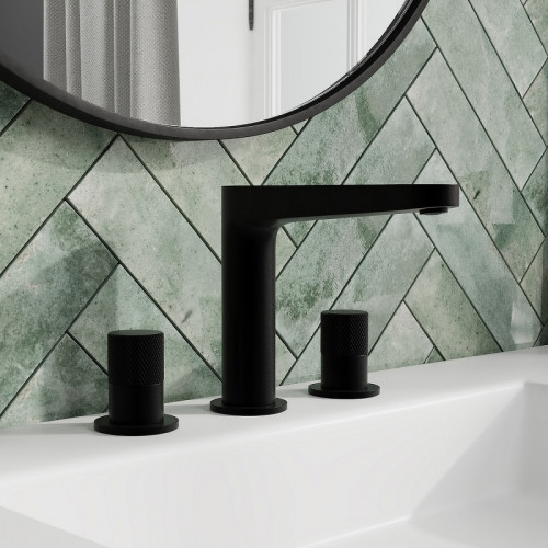 Смеситель для раковины WasserKRAFT Fulda 5235 Черный матовый латунь