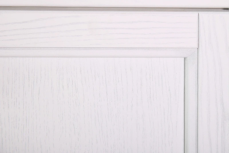 Комплект мебели для ванной ASB-Woodline Модерн 85 Белый с патиной Серебро массив дерева