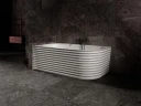 Ванна из искусственного камня Abber Stein 170x80 AS9651 L без гидромассажа