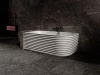 Ванна из искусственного камня Abber Stein 170x80 AS9651 L без гидромассажа