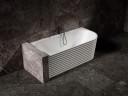 Ванна из искусственного камня Abber Stein 170x80 AS9651 L без гидромассажа