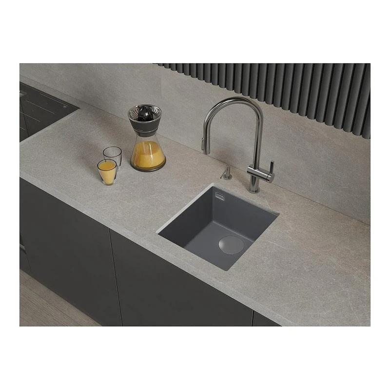 Кухонная мойка Rivelato Stria 41 SR-4134 Titanio цвет Серый