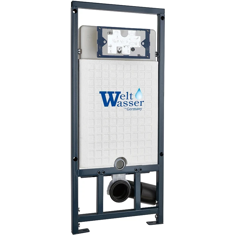 Инсталляция WeltWasser WW Marberg 507 SE CR 10000008209 для унитаза с клавишей смыва Хром пластик