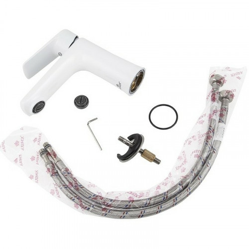 Смеситель для раковины Kaiser Atrio 60011 Белый Хром латунь