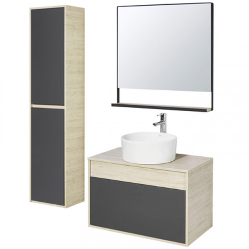 Зеркало Aquaton Лофт Урбан 80 1A247902LQX50 Дуб орегон МДФ / ЛДСП, стекло