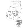 Смеситель для раковины Fima Carlo Frattini Texture Collection F5611XOR цвет Золотой