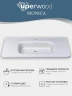 Раковина Uperwood Monica 101 RMonica100wg цвет Белый глянцевый