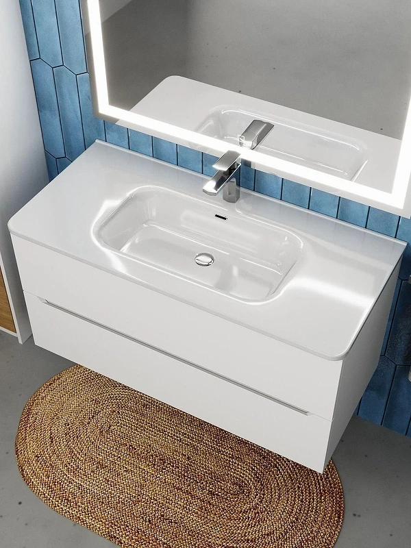 Раковина Uperwood Monica 101 RMonica100wg цвет Белый глянцевый
