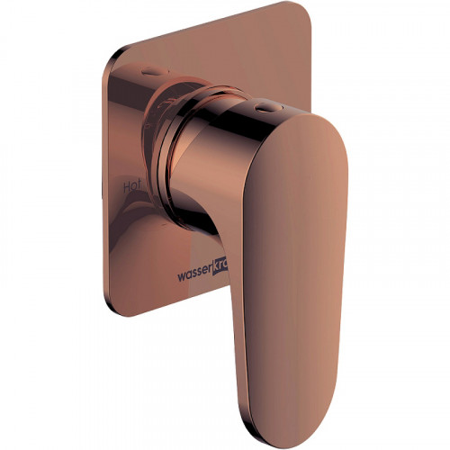 Смеситель для душа WasserKRAFT Asphe 7751 Розовое золото латунь встраиваемый