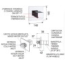 Смеситель для душа Remer Qubica Thermo QT30NO с термостатом Черный матовый латунь встраиваемый