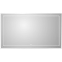 Зеркало BelBagno Kraft 140 SPC-KRAFT-1400-800-LED-TCH-WARM с подсветкой Сатин с сенсорным выключателем и подогревом стекло