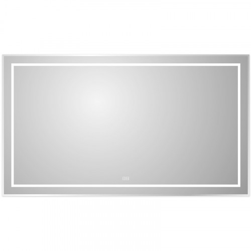 Зеркало BelBagno Kraft 140 SPC-KRAFT-1400-800-LED-TCH-WARM с подсветкой Сатин с сенсорным выключателем и подогревом стекло