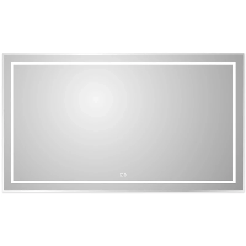 Зеркало BelBagno Kraft 140 SPC-KRAFT-1400-800-LED-TCH-WARM с подсветкой Сатин с сенсорным выключателем и подогревом стекло