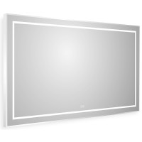 Зеркало BelBagno Kraft 140 SPC-KRAFT-1400-800-LED-TCH-WARM с подсветкой Сатин с сенсорным выключателем и подогревом стекло
