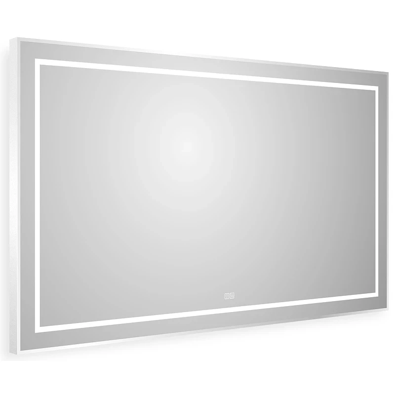 Зеркало BelBagno Kraft 140 SPC-KRAFT-1400-800-LED-TCH-WARM с подсветкой Сатин с сенсорным выключателем и подогревом стекло