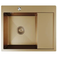 Кухонная мойка Mixline Pro 60 L 552925 цвет Бронза