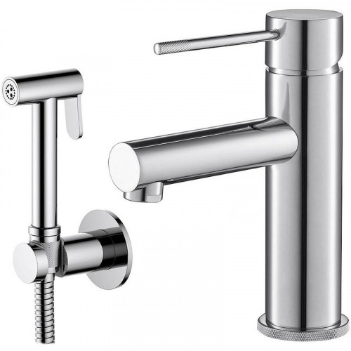 Смеситель для раковины Timo Saona 2360/00G с гигиеническим душем Хром